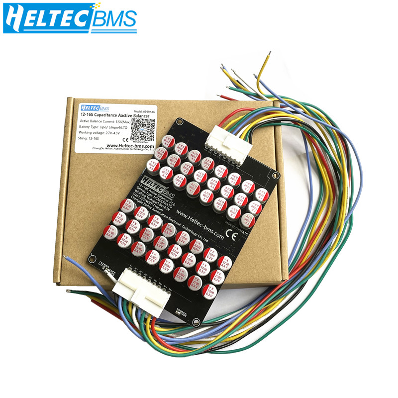 12S Lipo Battery Balancing Board - Égaliseur actif à condensateur Heltec 16S