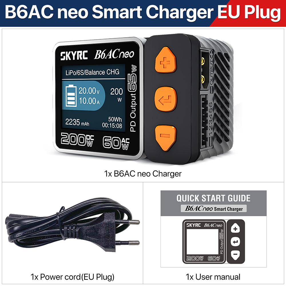 SKYRC B6ACneo chargeur DC 200W - Skyrc B6 Neo Smart Charger avis et prix