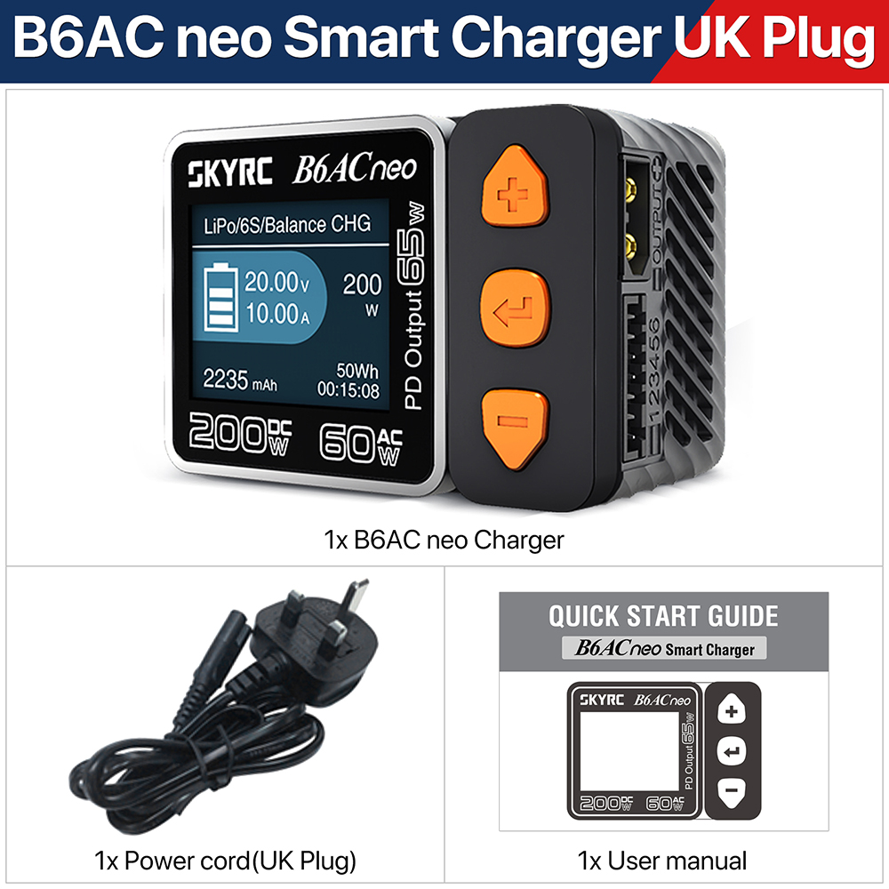 SKYRC B6ACneo chargeur DC 200W - Skyrc B6 Neo Smart Charger avis et prix