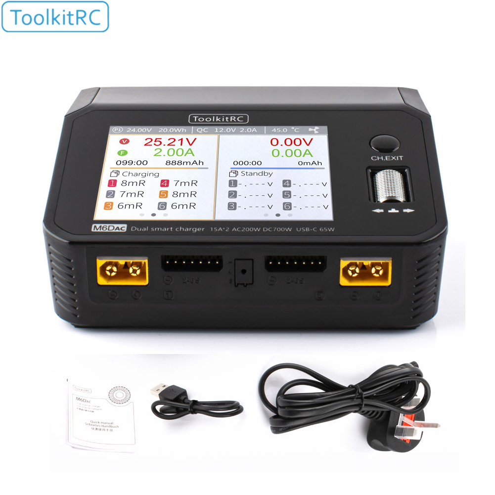 ToolkitRC – chargeur de batter - Toolkitrc M6Dac Smart Charger avis et prix