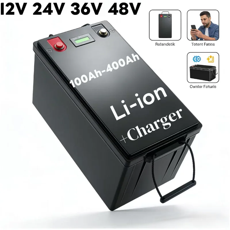 Batterie au lithium Bluetooth  - Lifepo4 12V 100Ah Bms Bluetooth avis et prix