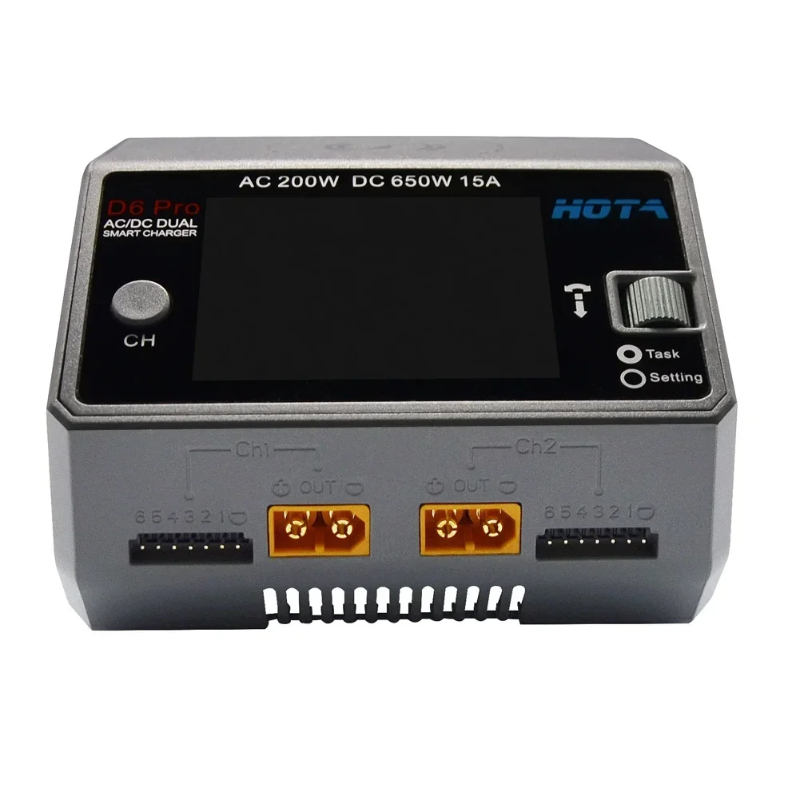 Chargeur intelligent double ca - Hota D6 Pro Dual Lipo Charger avis et prix