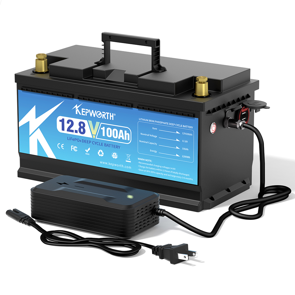 Batterie LiFePO4 12V 24V 100AH - Lifepo4 12V 100Ah Bms Bluetooth avis et prix